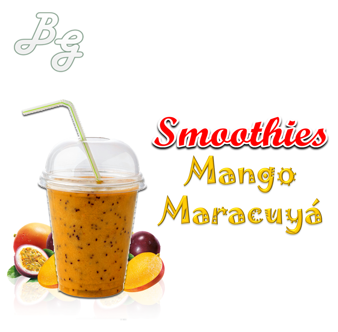 batido de fruit tree maracuya y yogurt